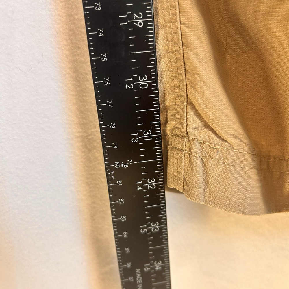 North Face Cargo Pants Mens 38x32 Tan  Rip Stop Lightweight Utility Hiking EUC - Picture 3 of 16